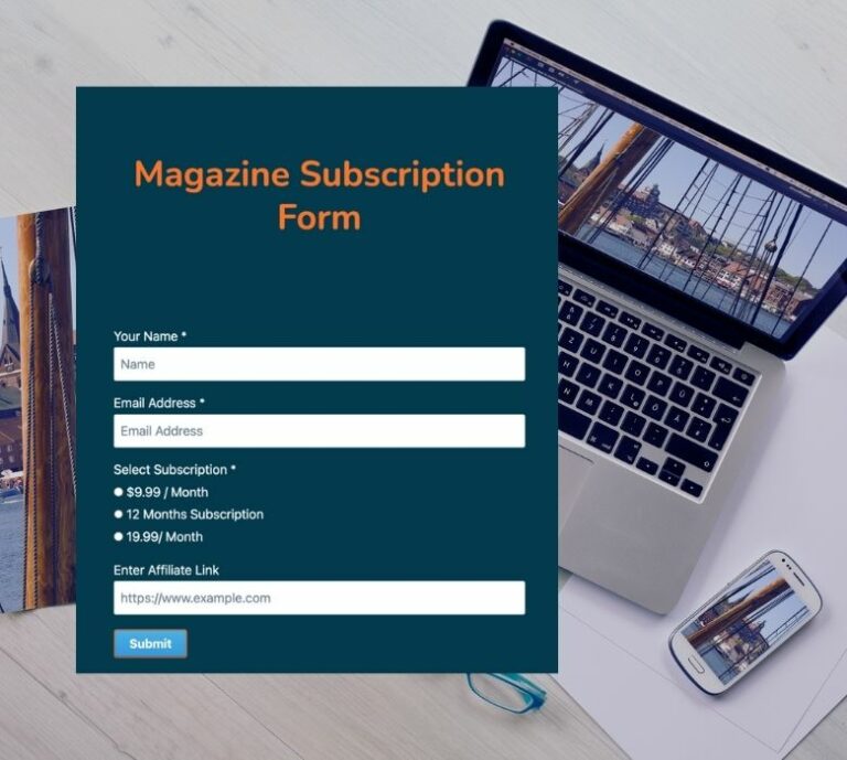 Magazine Form