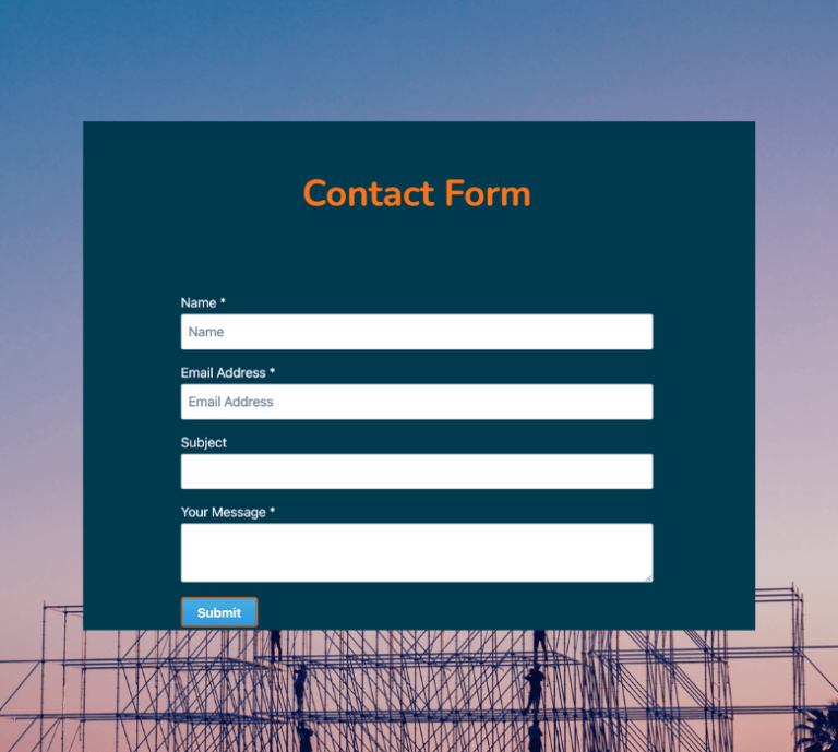 contact form