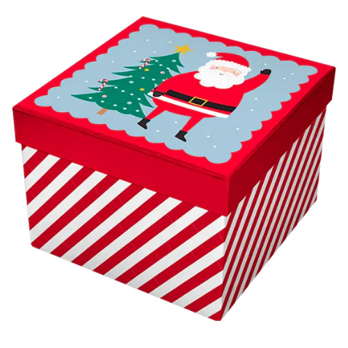 christmas gift box santa 