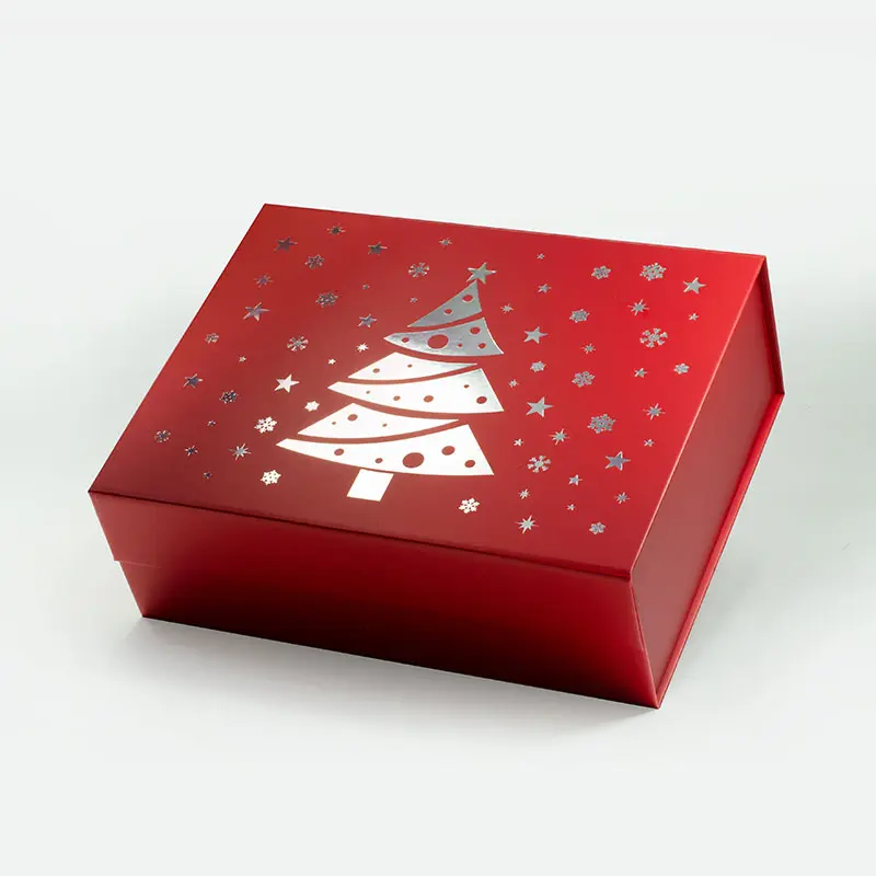 a4 deep christmas red no ribbon