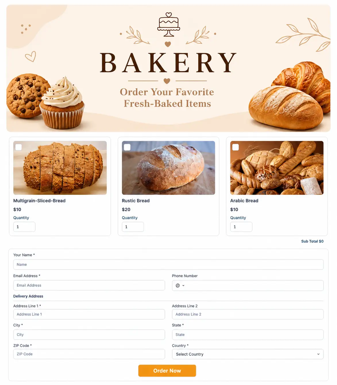 ft stripe order form